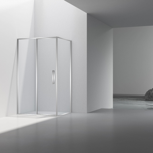 Душевой уголок Slim 8mm VSR-4SLP9012CL, 1200*900, хром, стекло прозрачное