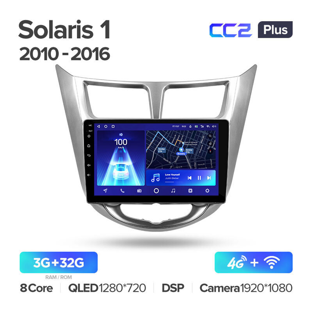 Teyes CC2 Plus 9" для Hyundai Solaris 2010-2016