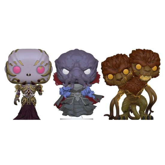 Фигурка Funko POP! Games D&D Vecna/Mind Flayer/Demogorgon (Exc) 3PK 74606 / Фигурка Фанко ПОП! по мотивам вселенной "Подземелья и драконы"