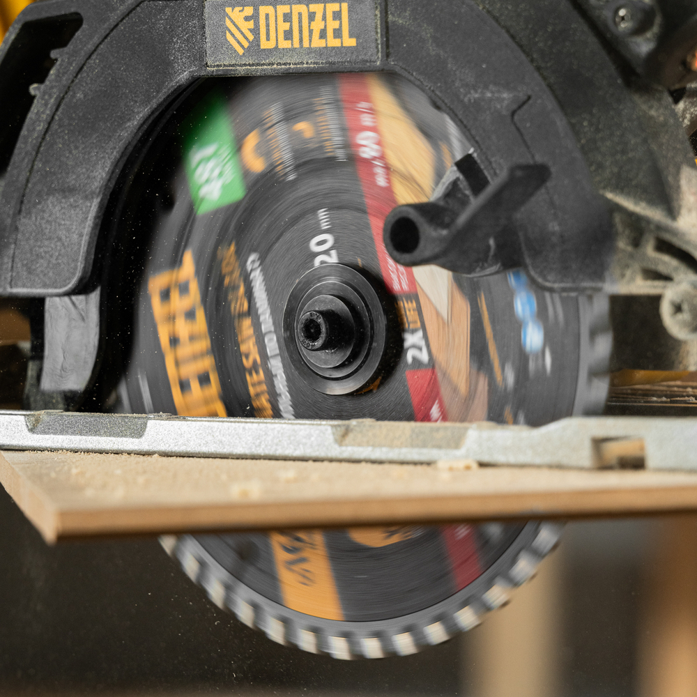 Пильный диск по ламинату ф160 х 20 мм, 48 зубьев Denzel