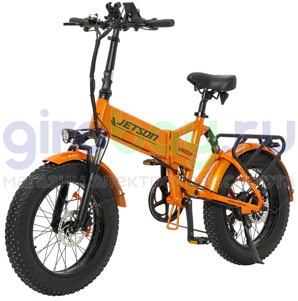 Электровелосипед Jetson GRIZZLY 1200W (48V/15Ah) - Оранжевый фото №1