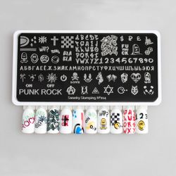 Swanky Stamping Пластина для стемпинга 104 надписи