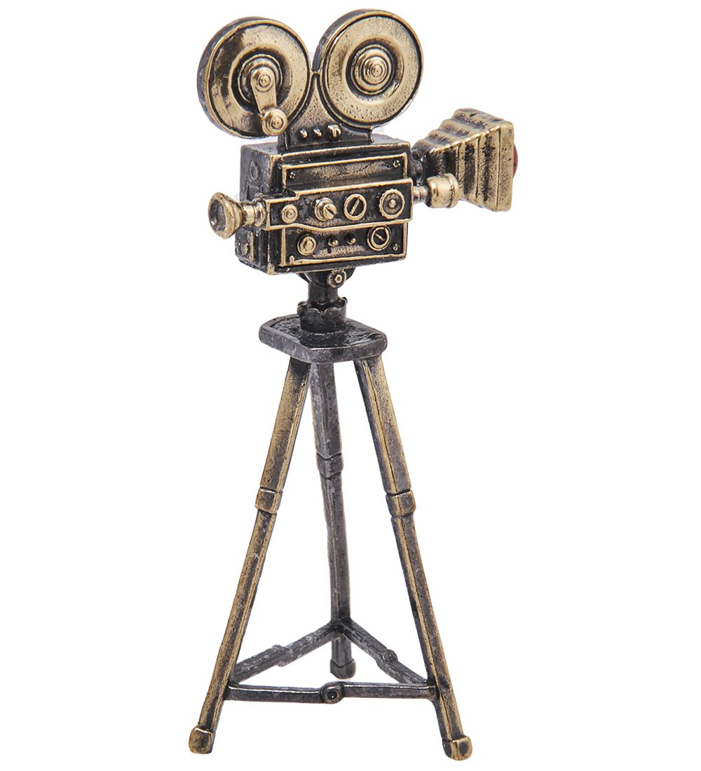 AM-4087 Фигурка «Кинокамера» (латунь, янтарь)