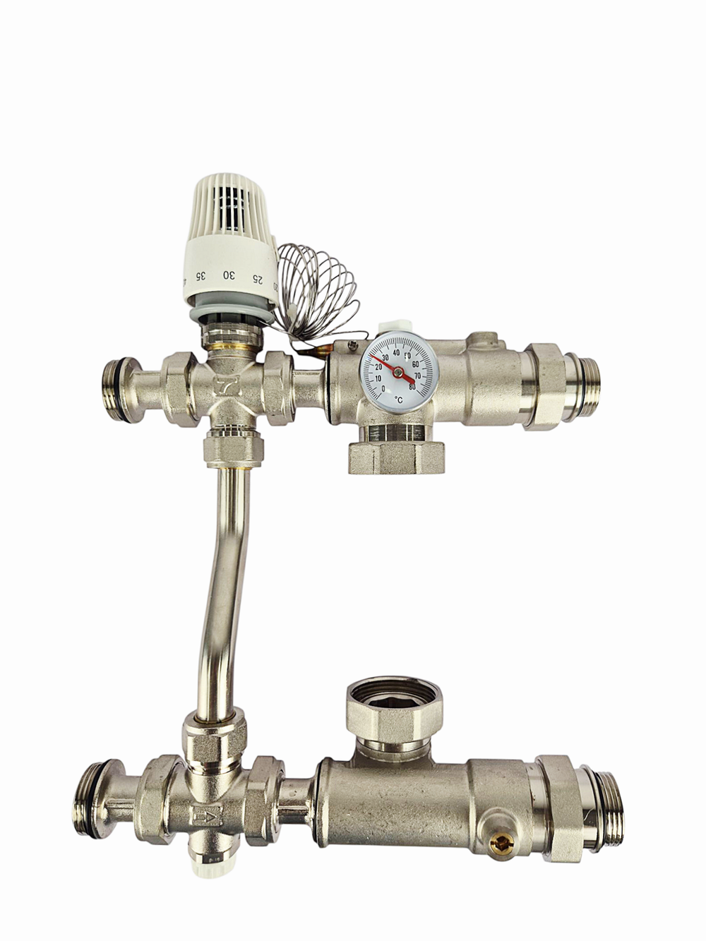 Насосно-смесительный узел (без насоса) с боковым подключением САРМАТ 130 мм MP2500A