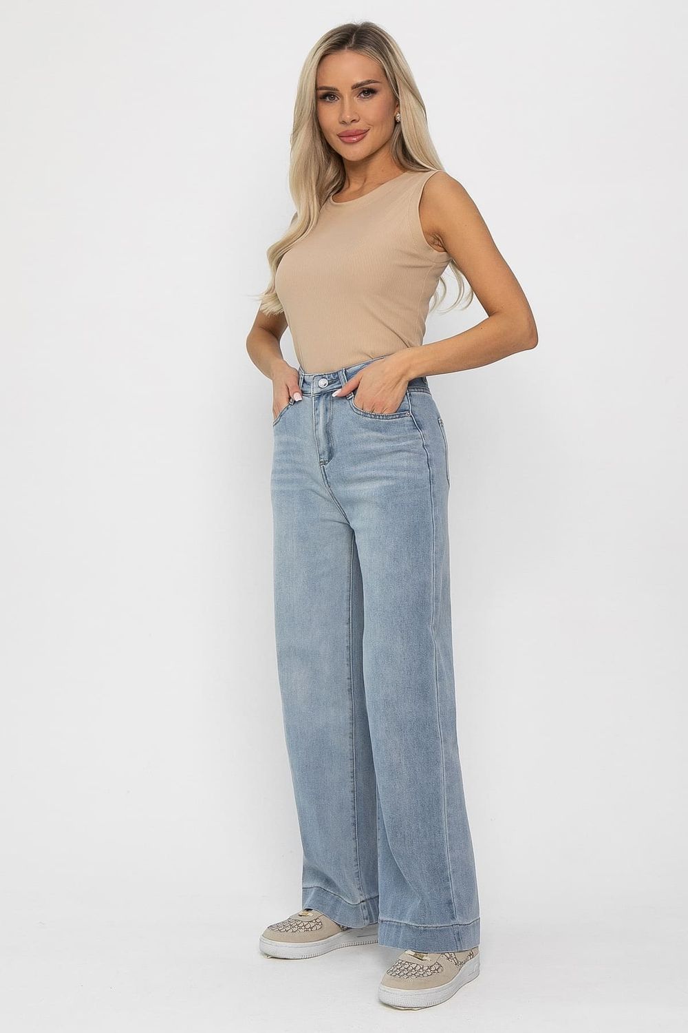 Джинсы Фаби (серо-голубые) Б13767-4М LT Collection