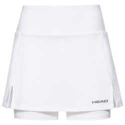 Теннисная юбка Head Club Basic Skort Long W - белый