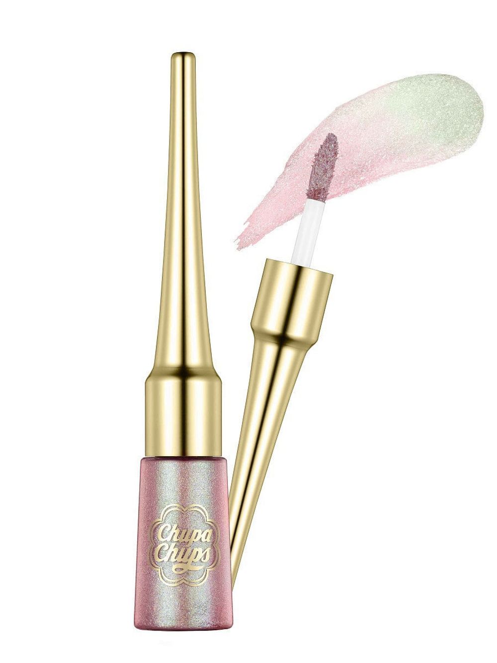 Жидкие тени с блестками Chupa chups Bling Bling Eyes Duochromer - Pixie Panic