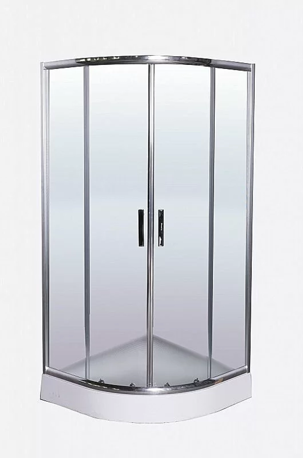 Душевой уголок ESBANO ESR-8025 ESUGR8025 100x100 стекло рифленое, матовое/профиль хром