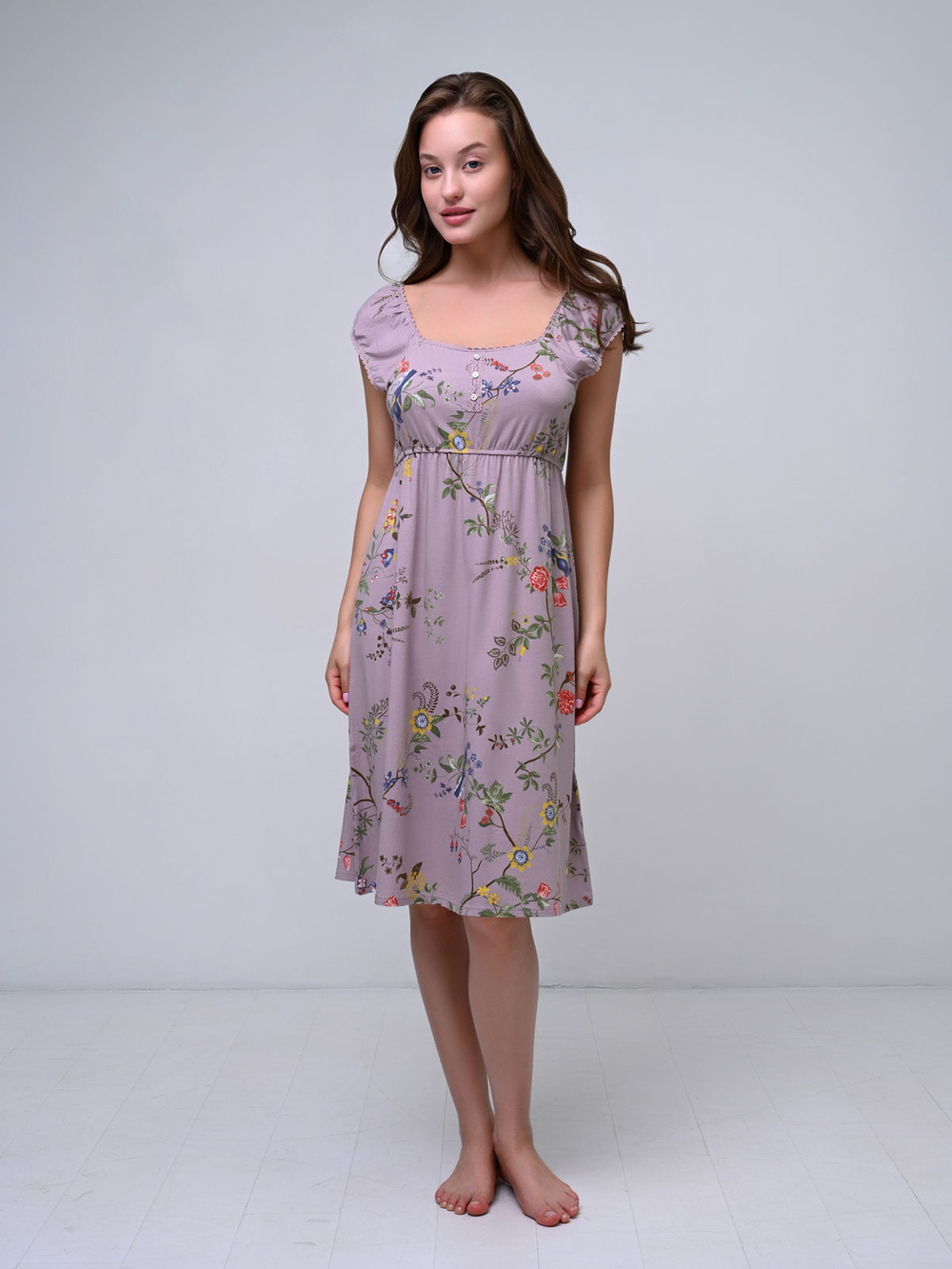 Женская сорочка Indefini (Арт. 4249SBX)