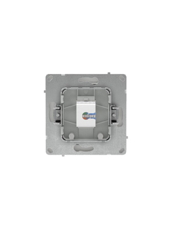 Розетка компьютерная 1-м KANT RJ45 кат.6A без шторки бел. магнолия DKC 7000673