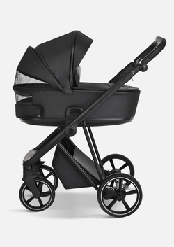 Roan Коляска 2 в 1 Sol Leather Black