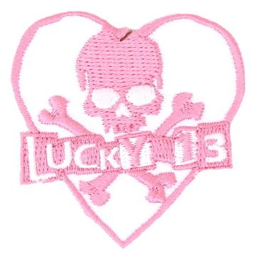 Нашивка Lucky 13 розовый