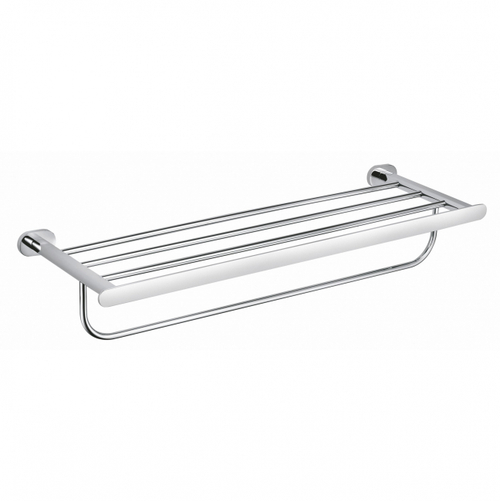 Полотенцедержатель с полкой WONZON & WOGHAND FIRST, Хром (WW-8481)