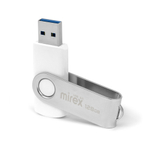 Флешка 128-GB USB-3.0 MIREX SWIVEL белый