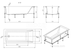 Акриловая ванна Roca Easy 180x80 прямоугольная белая 248618000