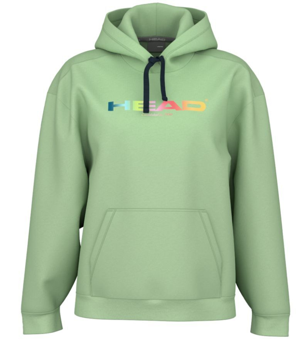 Женская Кофта теннисная Head Rally Hoodie - зеленый