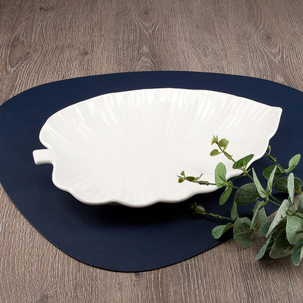 Блюдо сервировочное " " 31*21*3,5см. (min5) (фарфор) (транспортная упаковка)