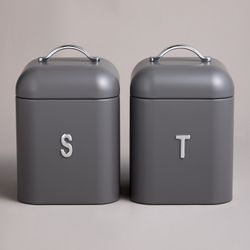 ХЛЕБНИЦА AGNESS 30Х19,5Х15,5СМ С 2-МЯ БАНКАМИ Д/СЫП. ПРОД. D11,5СМ, H16,5СМ