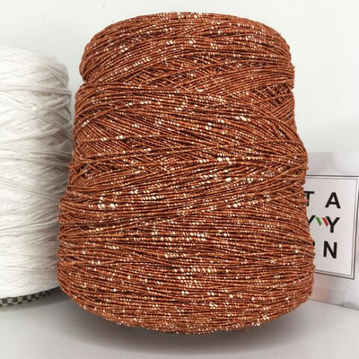 RADICE - LANIFICIO dell' OLIVO; 75% хлопок, 25% п/а; 220м/100гр; col.7931. цвет меди, есть мал. бобинка 219гр. S712