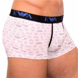 Мужские трусы боксеры белые Emporio Armani