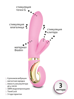 Gvibe Grabbit Вибратор с клиторальным отростком