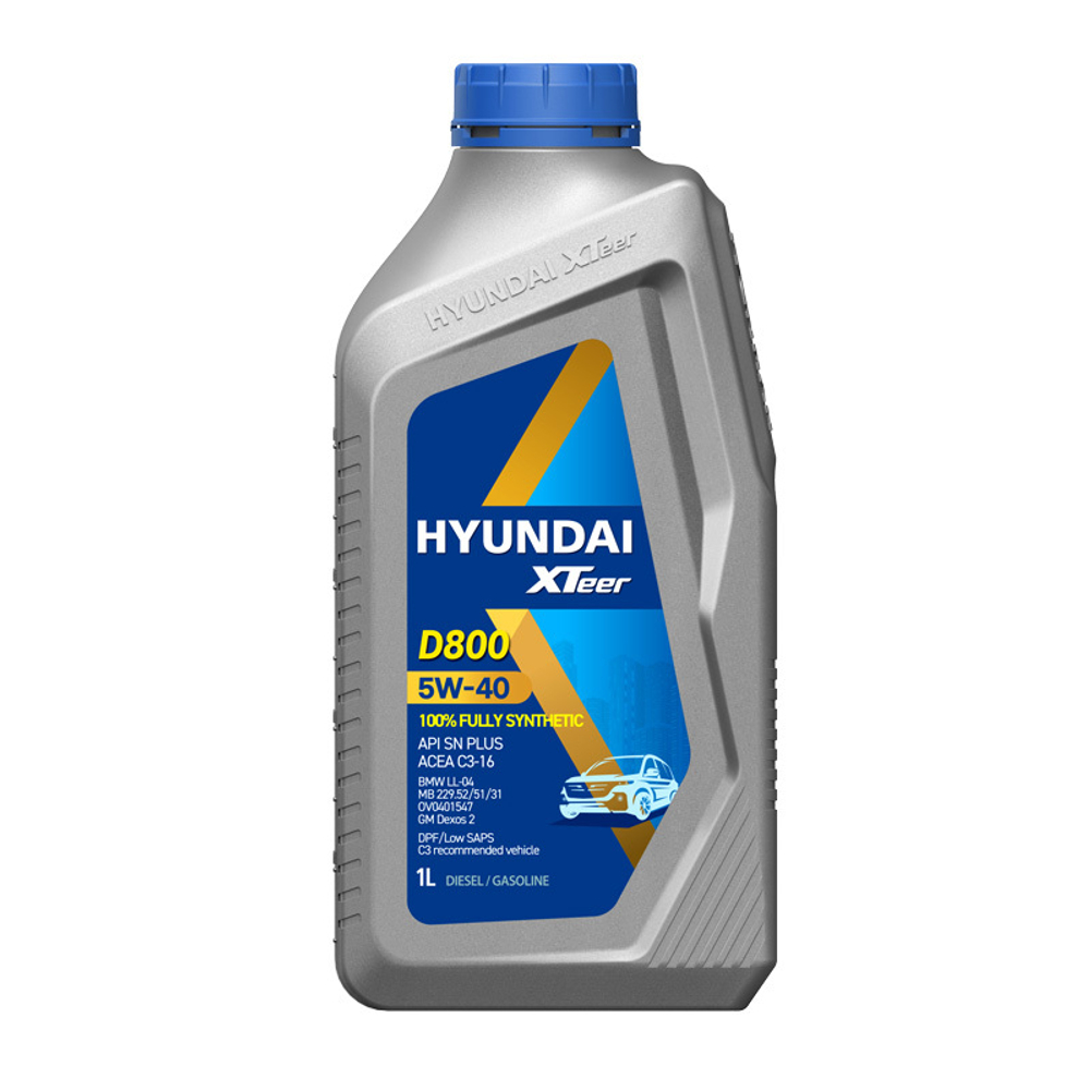 Масло HYUNDAI XTeer D800 5W40 SN/C3-16 (1л) синтетика