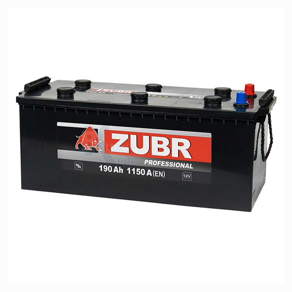 Аккумулятор ZUBR Professional (190Ah, 1250A, R+) ZPT1904F