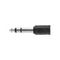 Adam Hall K3AMF3JM3 - адаптер TRS (jack) stereo 3.5 mm (F) - TRS (jack) stereo 6.3 mm (M)