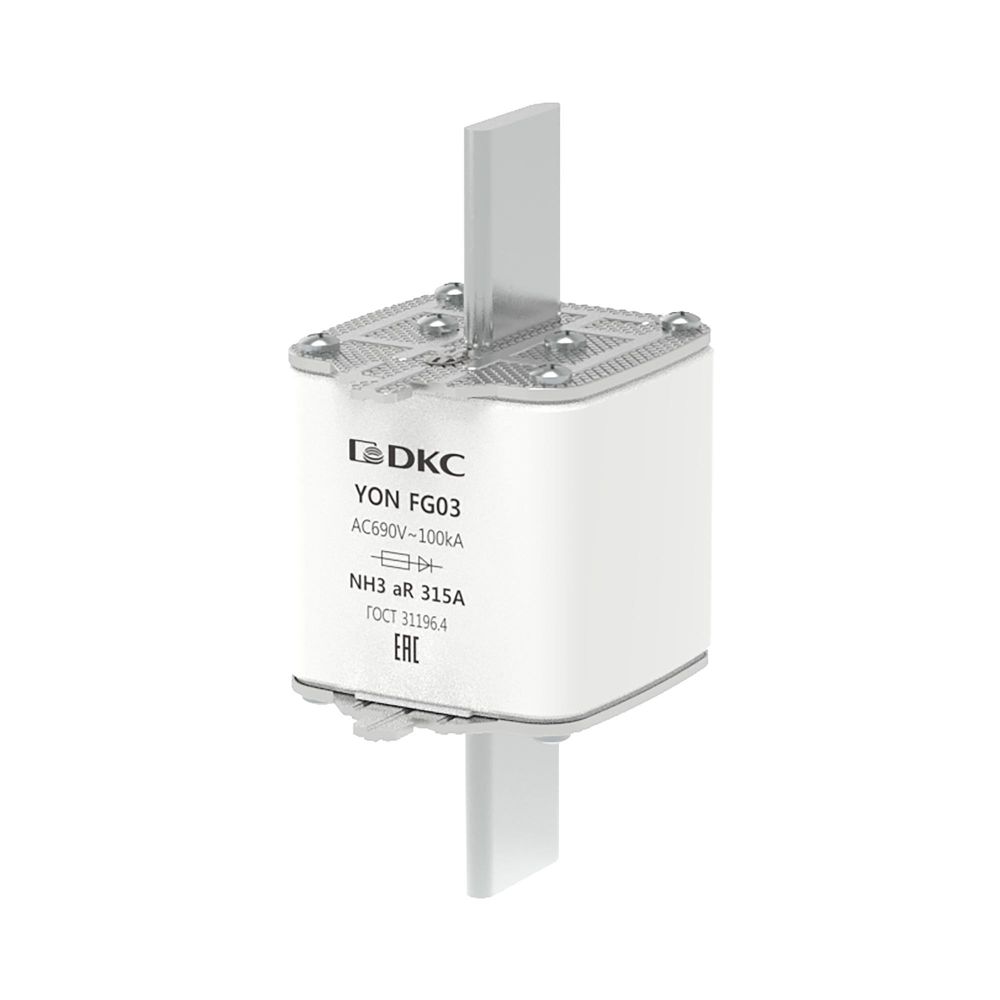 Предохранитель YON ножевого типа FG3 315А 690V характеристика aR