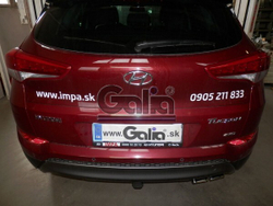 Фаркоп оцинкованный Galia H095A для Hyundai Tucson дорестайл 2015-2018, Kia Sportage 4 дорестайл 2015-2018(паспорт и сертификат в комплекте)(без электрики)
