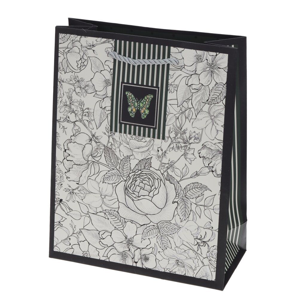 GAEM Пакет подарочный (бумага 210г/м2, блок микс 12шт), L18 W8 H23 см, 4в.