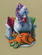 "Кто в доме главный?"-M796  вышивка