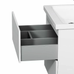 Тумба с раковиной AM.PM Gem 60 белая глянцевая с 2 ящиками