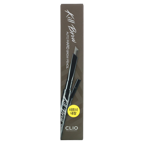 Clio, Kill Brow, Карандаш для бровей Auto Hard, 01 натуральный коричневый, 0,01 унции (0,31 г)