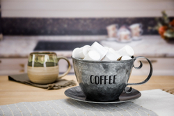 Корзина для кофейных капсул Boston Warehouse White Coffee Cup Kup Keeper