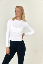 Лонгслив Simple Longsleeve in White