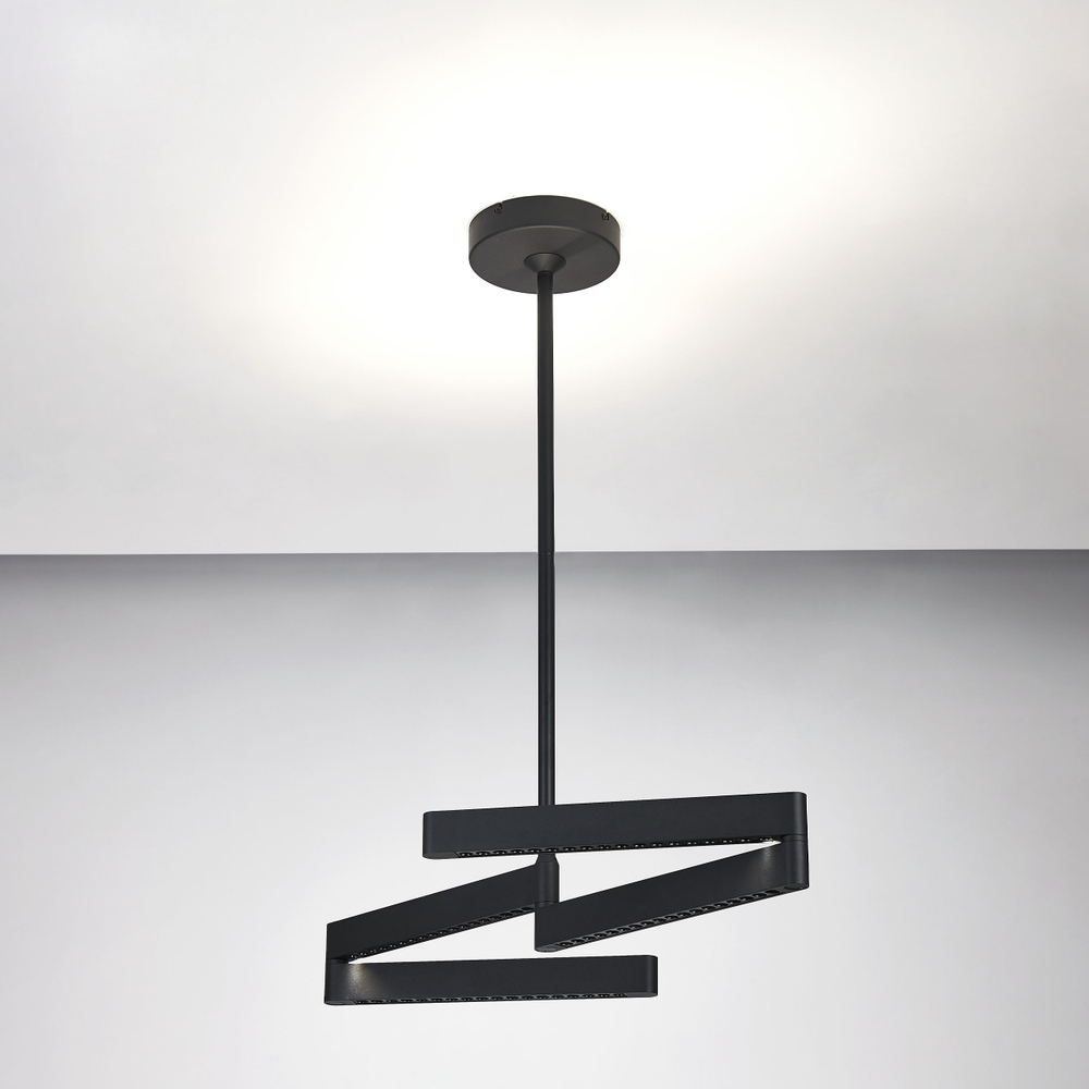 740147 Люстра DIVE LED 72W 3700LM G ЧЕРНЫЙ 4000K