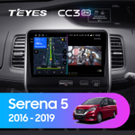 Teyes CC3 2K 10,2"для Nissan Serena 5 2016-2019 (прав)