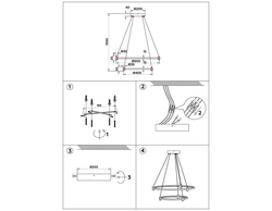 Ambrella Подвесной светодиодный светильник LineTech FL5506
