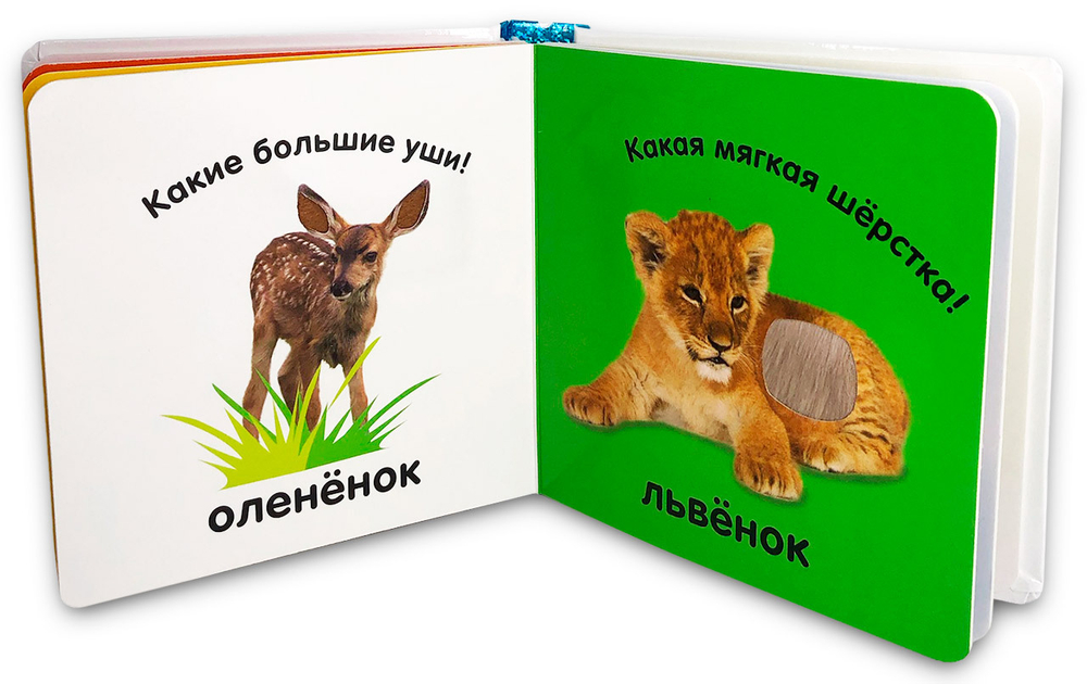 Тактильная книжка. Пушистые малыши