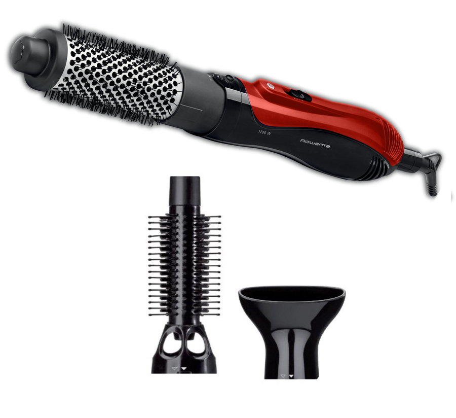 Фен-щетка ROWENTA Hot Air Brush - Lipstick Red CF8216F0