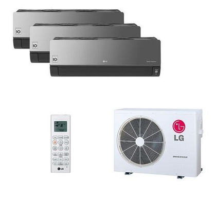 Мульти сплит-система LG на 3 комнаты (35+35+35 кв.м.) Artcool Mirror