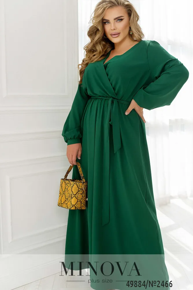 Платье 2466-зеленый Minova