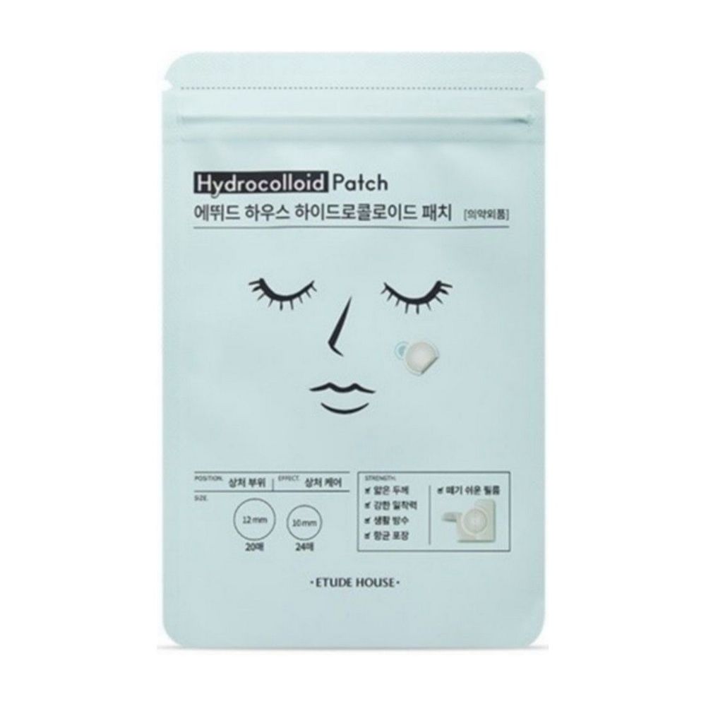 Etude House Patch Hydrocolloid Патчи точечные против воспалений