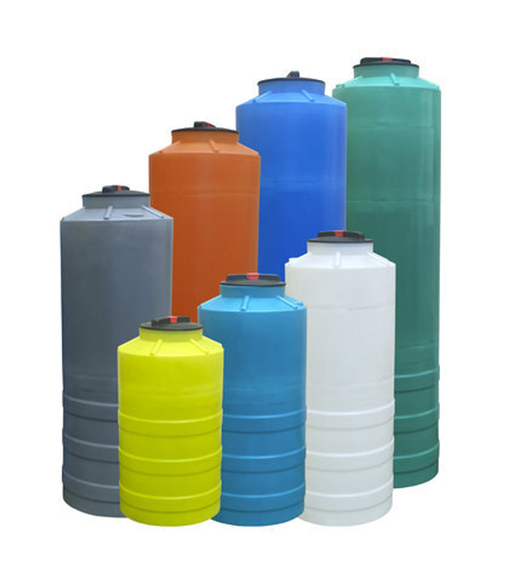 Бочка  узкая Экогрупп ДВ 350 л. (355 л.) вертикальный (600x600x1480см;синий) - арт.561031