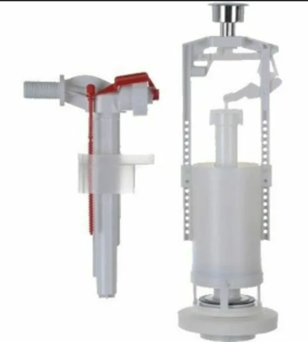 Арматура ALCAPLAST бок.подача SA2000 А2000  пласт. впуск мех. А18 3/8 слив