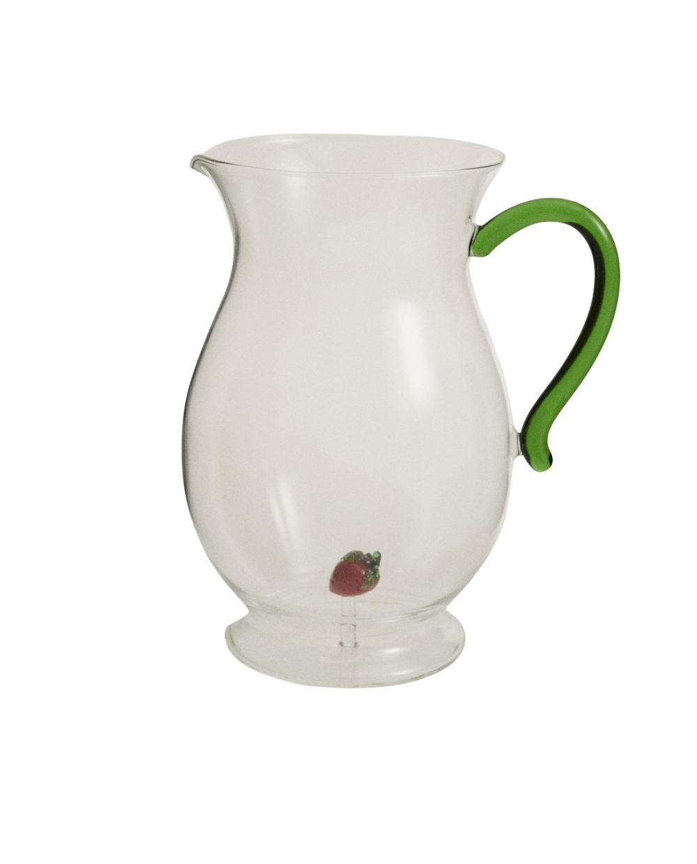 Zara Home кувшин из боросиликатного стекла, цвет зелёный, 22.5 см