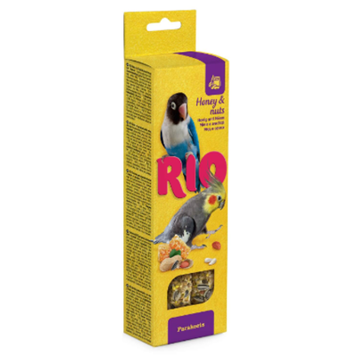 Rio палочки для средних попугаев с медом и орехами 2х75г