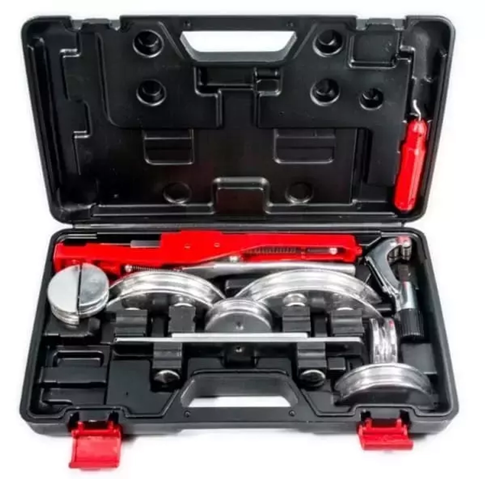 Трубогиб арбалетный Becool BC-TB-56S (1/4"; 5/16"; 3/8"; 1/2"; 5/8"; 3/4"; 7/8")(в кейсе с труборезом и риммером)