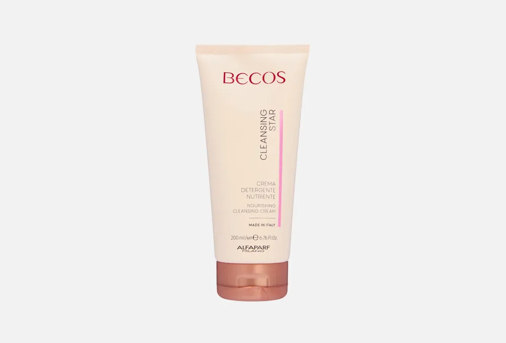 BECOS КРЕМ ДЛЯ ОЧИЩЕНИЯ С МИКРОСФЕРАМИ ЖОЖОБА-NOURISHING CLEANSING CREAMBECOS,200 мл